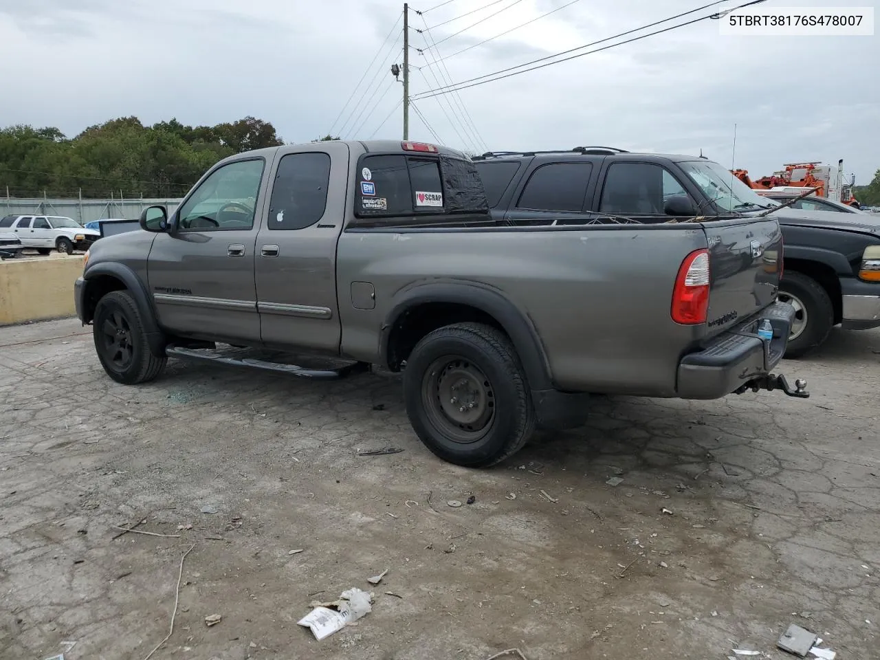 2006 Toyota Tundra Access Cab Limited VIN: 5TBRT38176S478007 Lot: 71222304