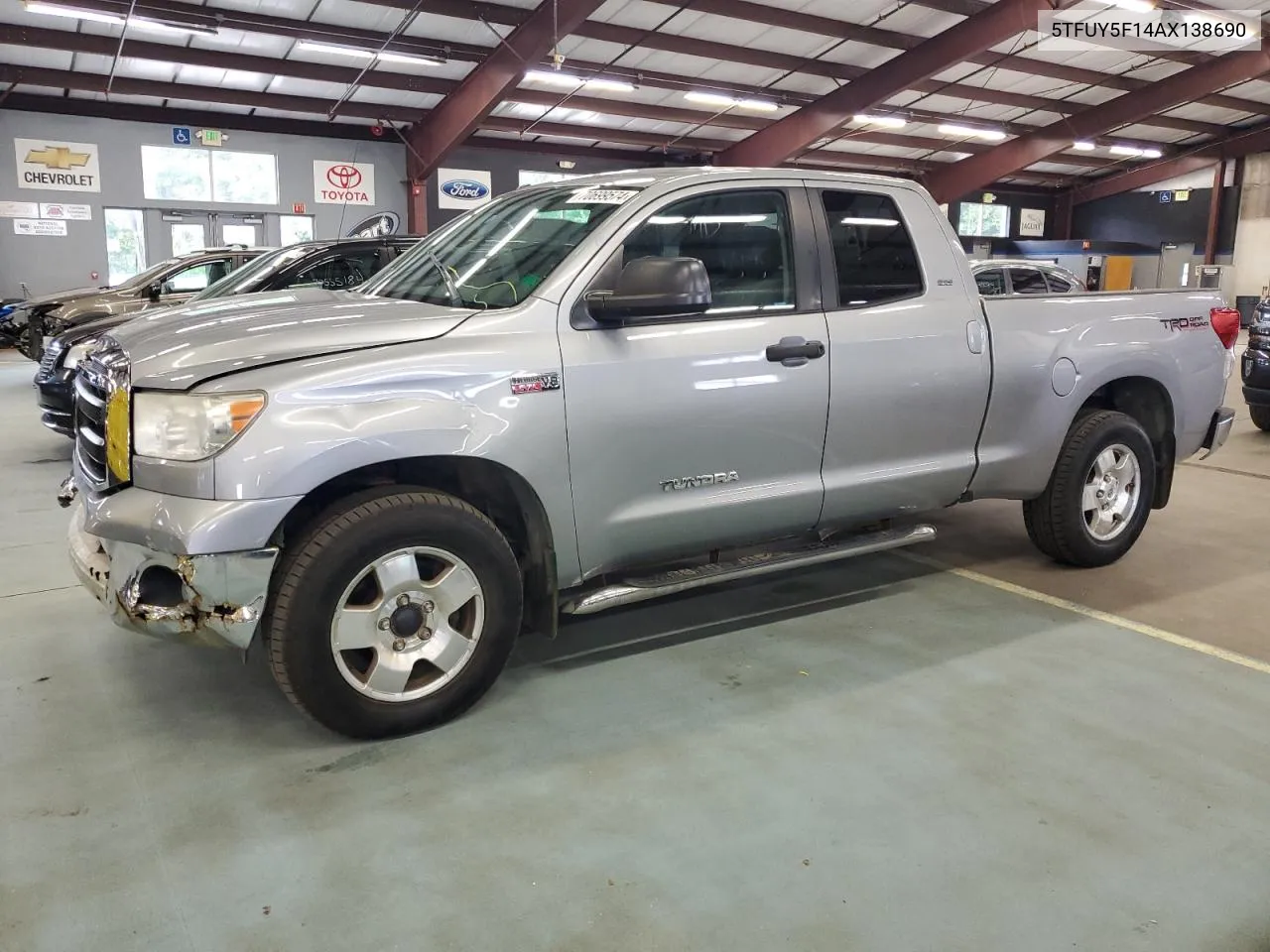 2010 Toyota Tundra Double Cab Sr5 VIN: 5TFUY5F14AX138690 Lot: 70699574