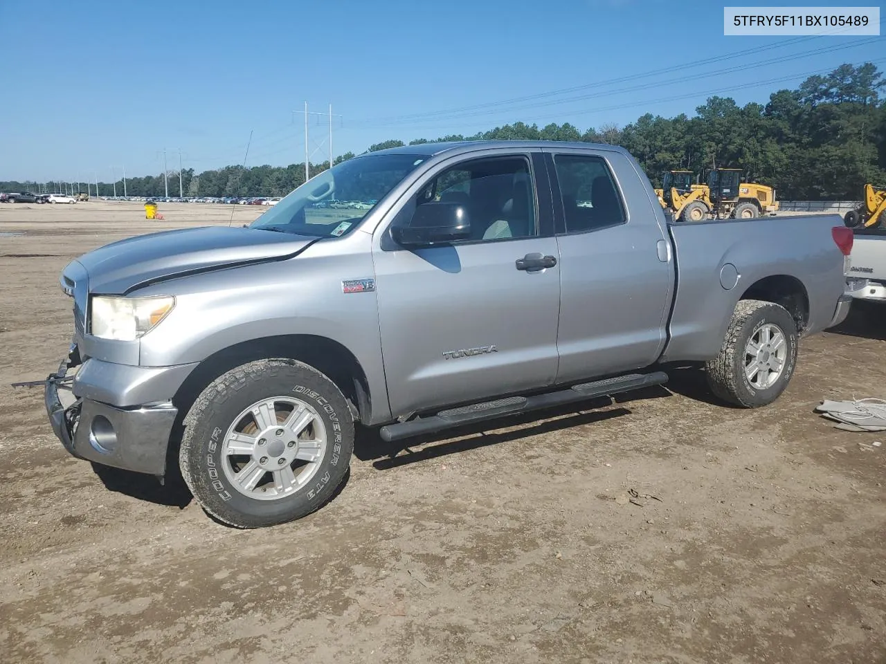 5TFRY5F11BX105489 2011 Toyota Tundra Double Cab Sr5