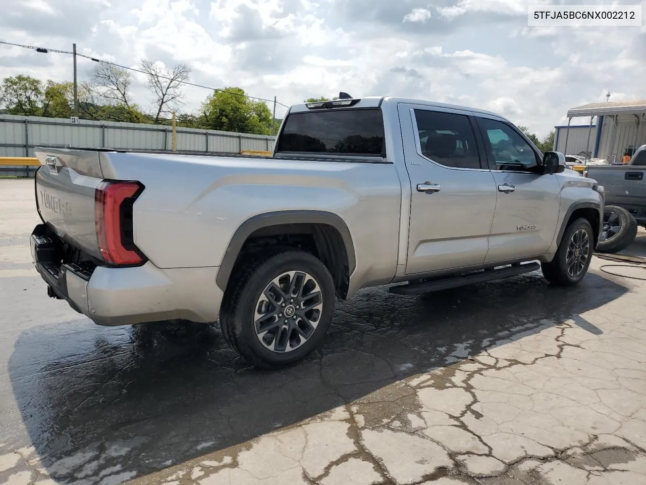 2022 Toyota Tundra Crewmax Limited VIN: 5TFJA5BC6NX002212 Lot: 65398774