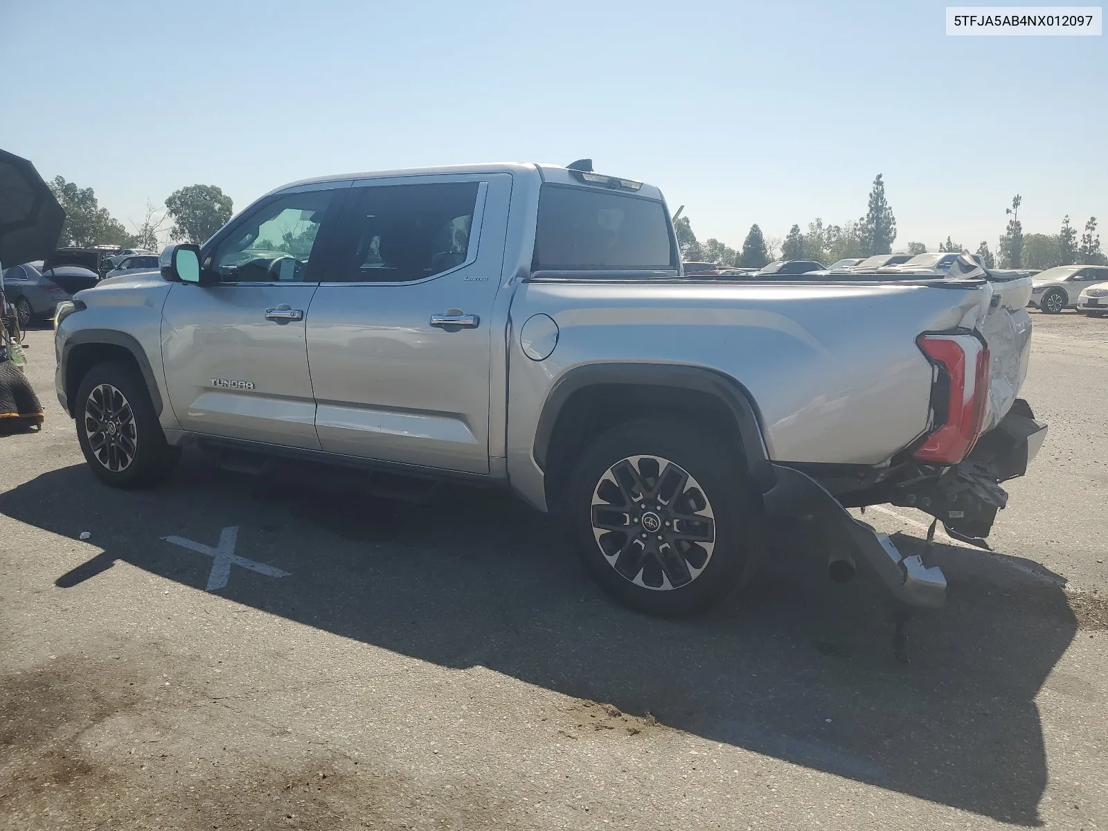 2022 Toyota Tundra Crewmax Limited VIN: 5TFJA5AB4NX012097 Lot: 66118714