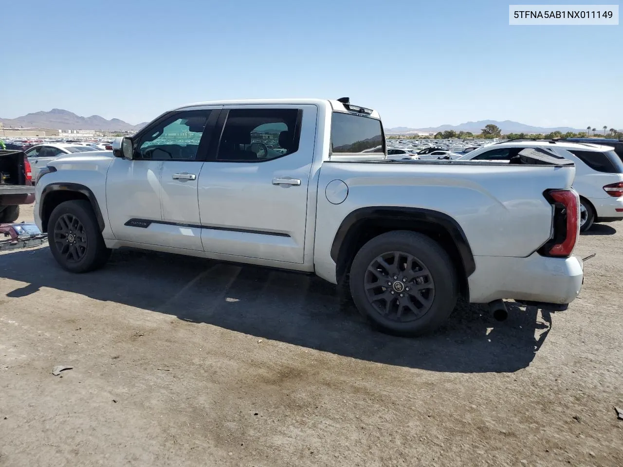 5TFNA5AB1NX011149 2022 Toyota Tundra Crewmax Platinum