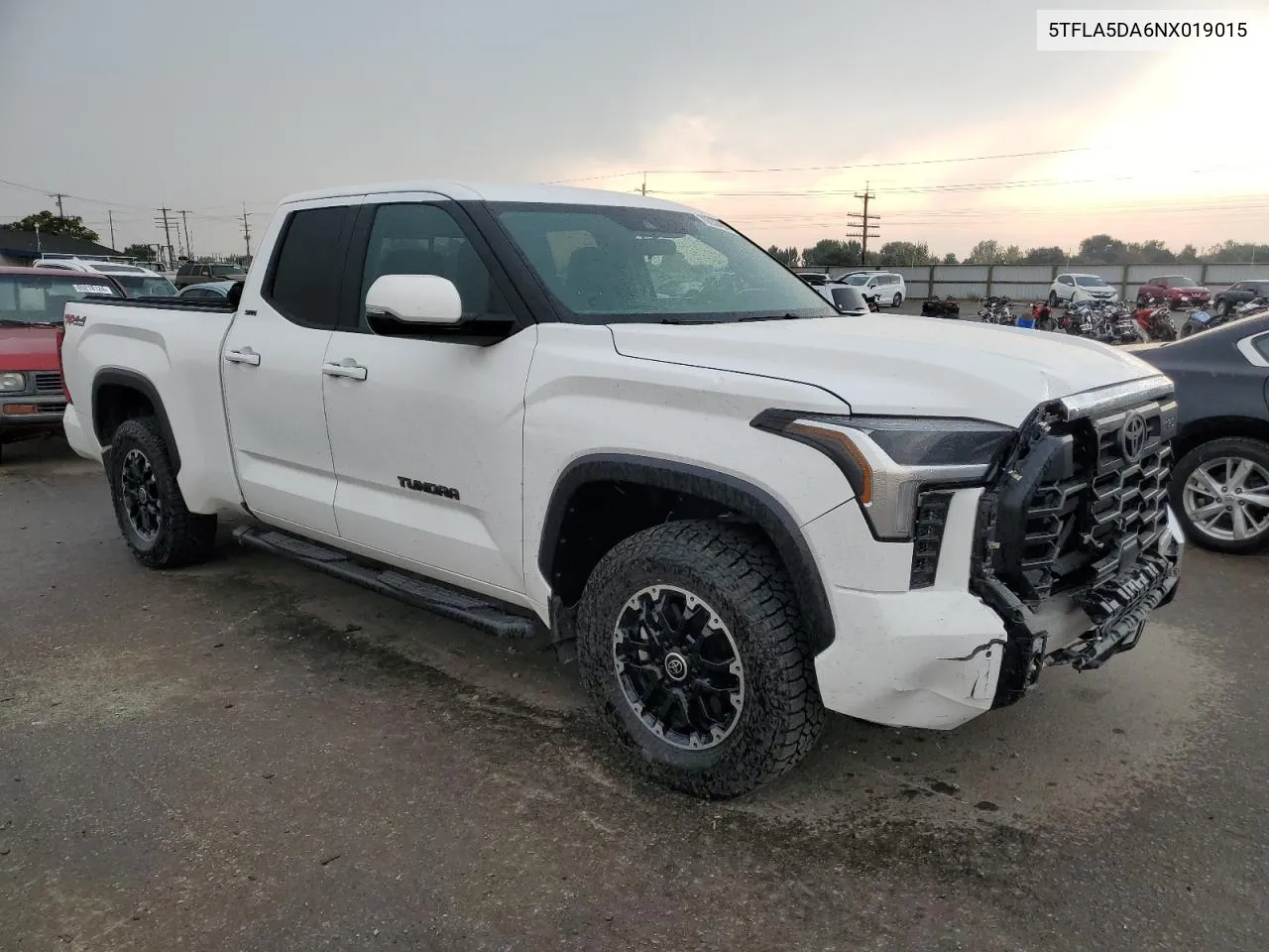 2022 Toyota Tundra Double Cab Sr VIN: 5TFLA5DA6NX019015 Lot: 70636404