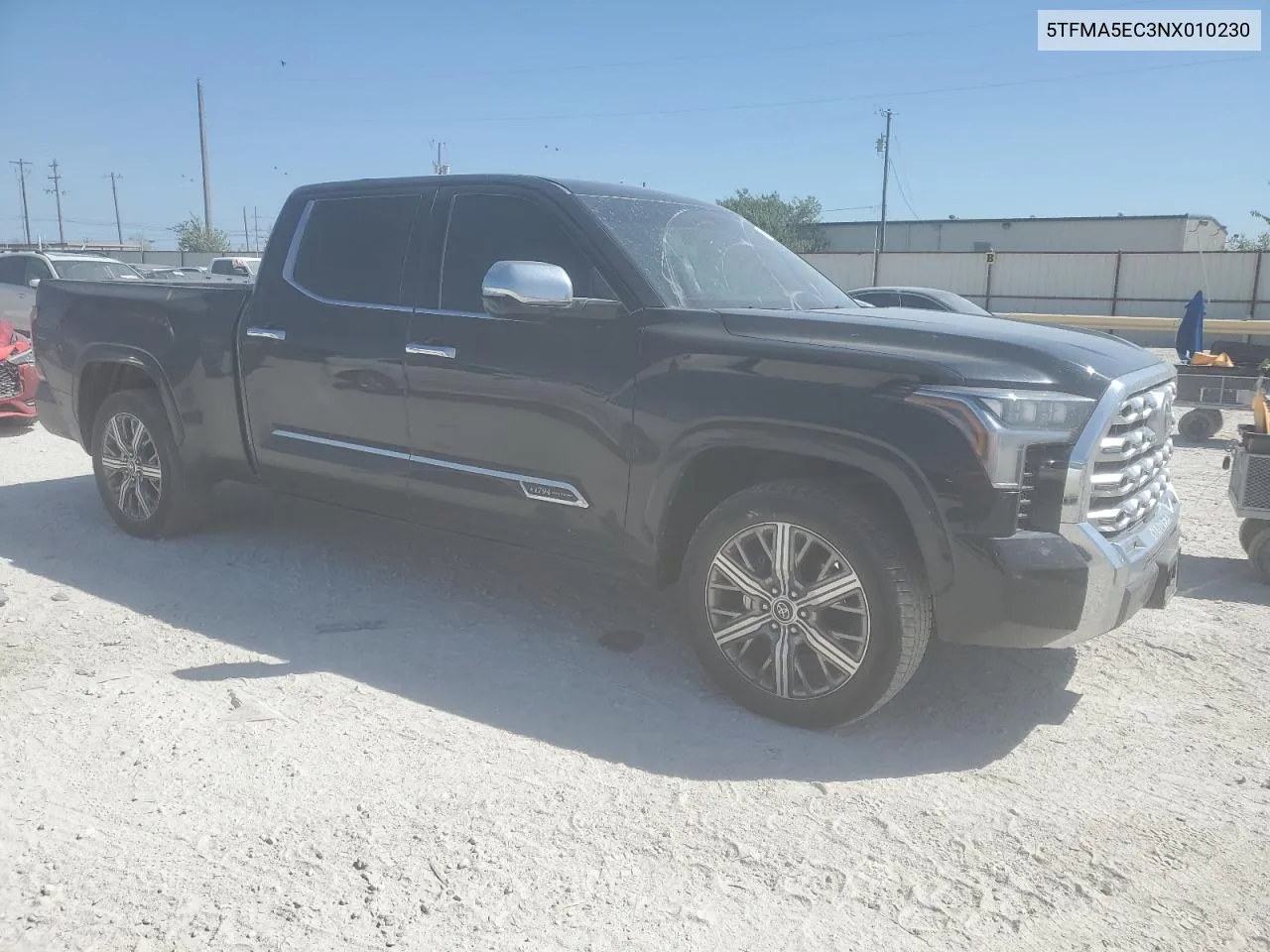 2022 Toyota Tundra Crewmax Platinum VIN: 5TFMA5EC3NX010230 Lot: 71388514