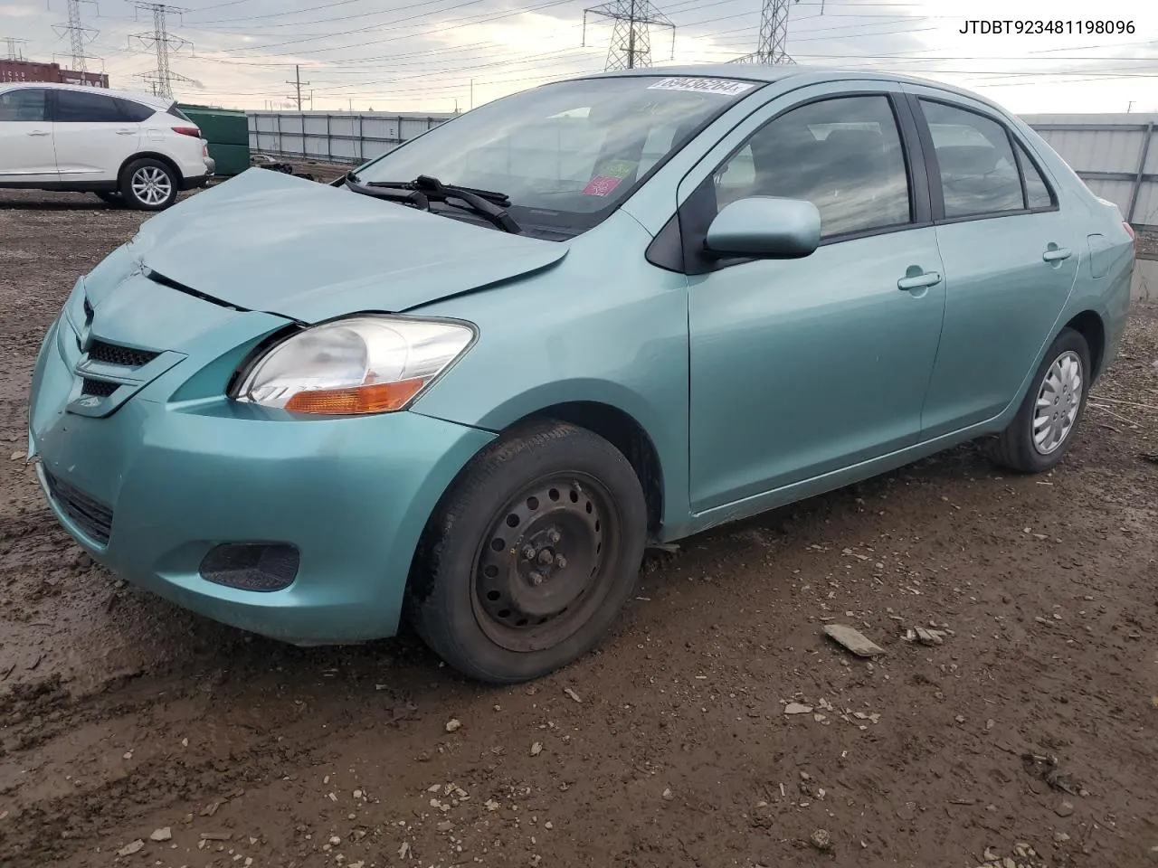 JTDBT923481198096 2008 Toyota Yaris