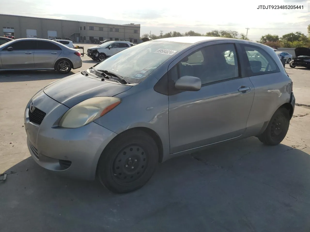 2008 Toyota Yaris VIN: JTDJT923485205441 Lot: 69584824