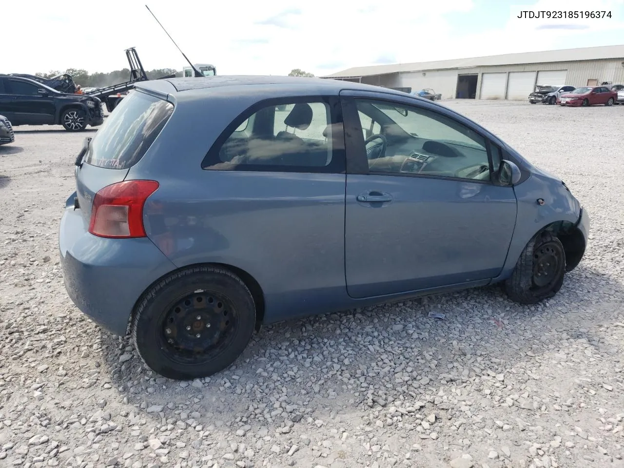 2008 Toyota Yaris VIN: JTDJT923185196374 Lot: 71167094