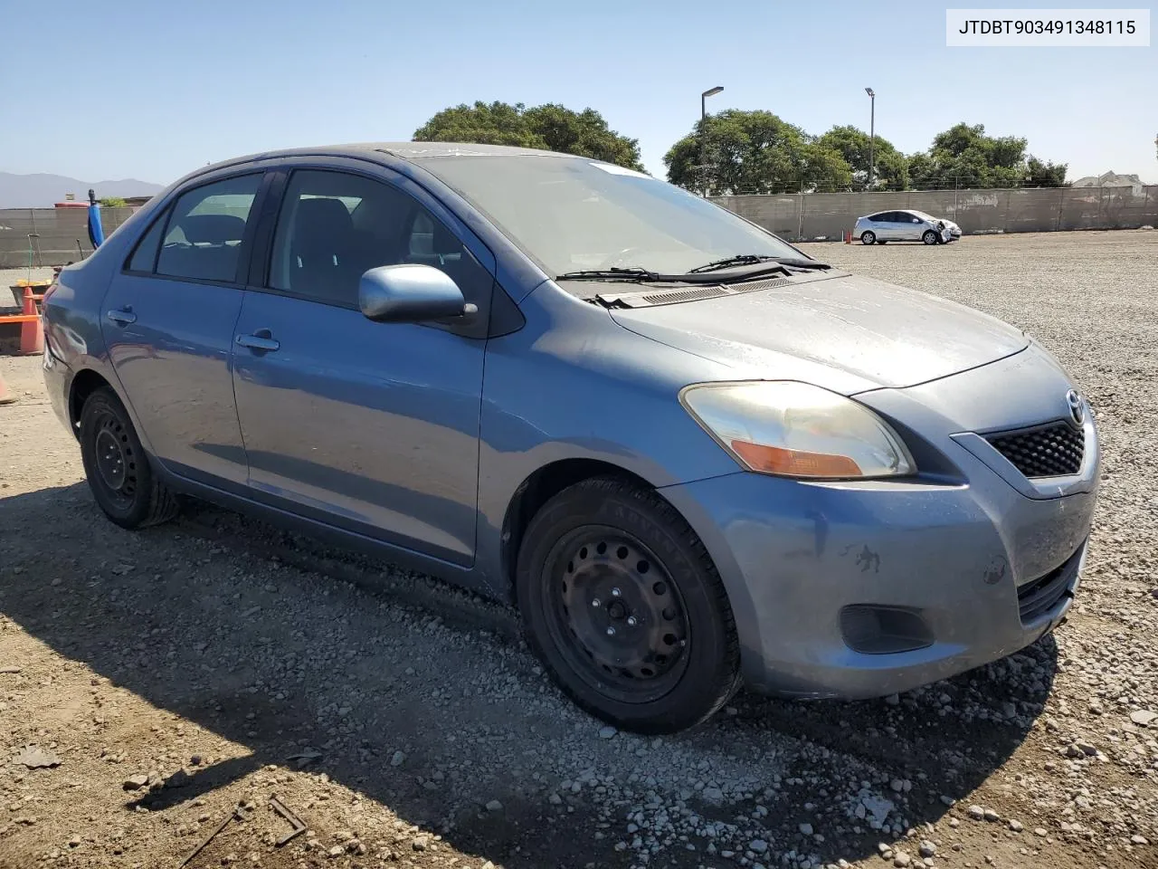 2009 Toyota Yaris VIN: JTDBT903491348115 Lot: 71104024