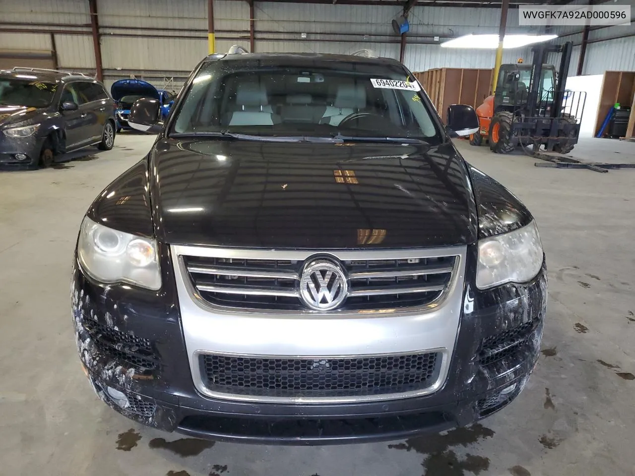 2010 Volkswagen Touareg Tdi VIN: WVGFK7A92AD000596 Lot: 69402204