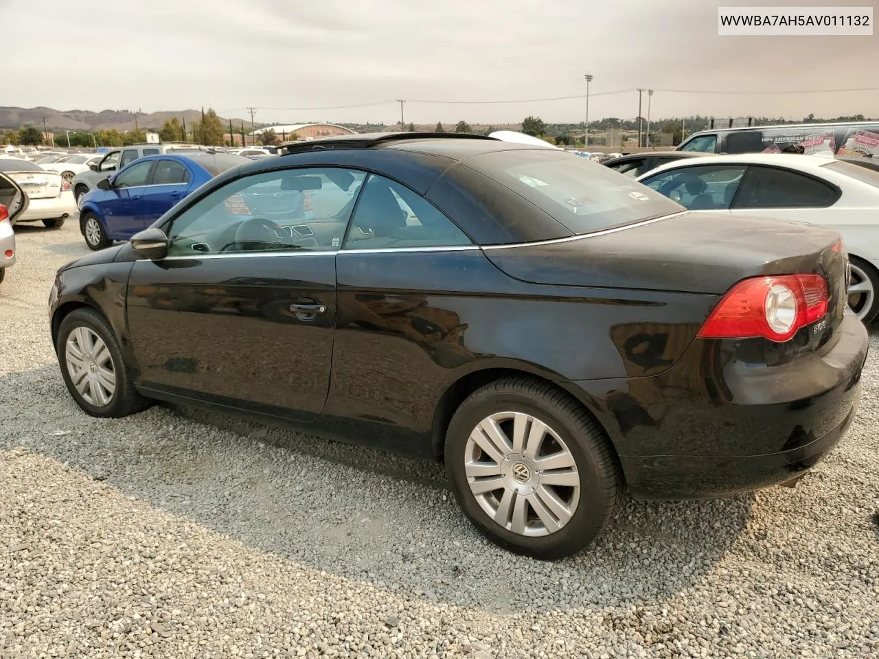 WVWBA7AH5AV011132 2010 Volkswagen Eos Turbo