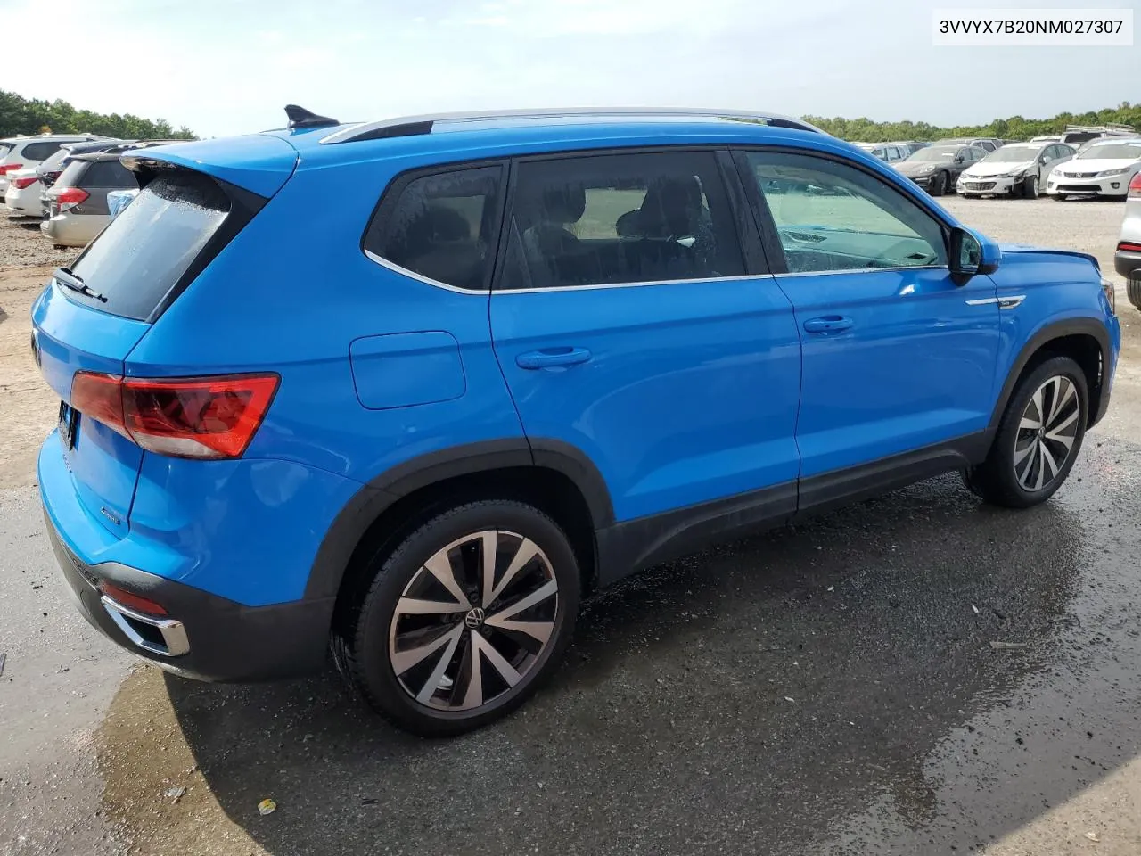 2022 Volkswagen Taos Se VIN: 3VVYX7B20NM027307 Lot: 71364484