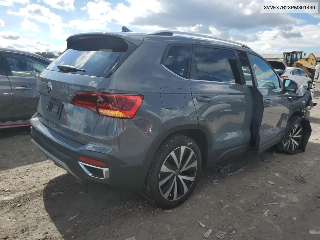 2023 Volkswagen Taos Se VIN: 3VVEX7B23PM301430 Lot: 72214664