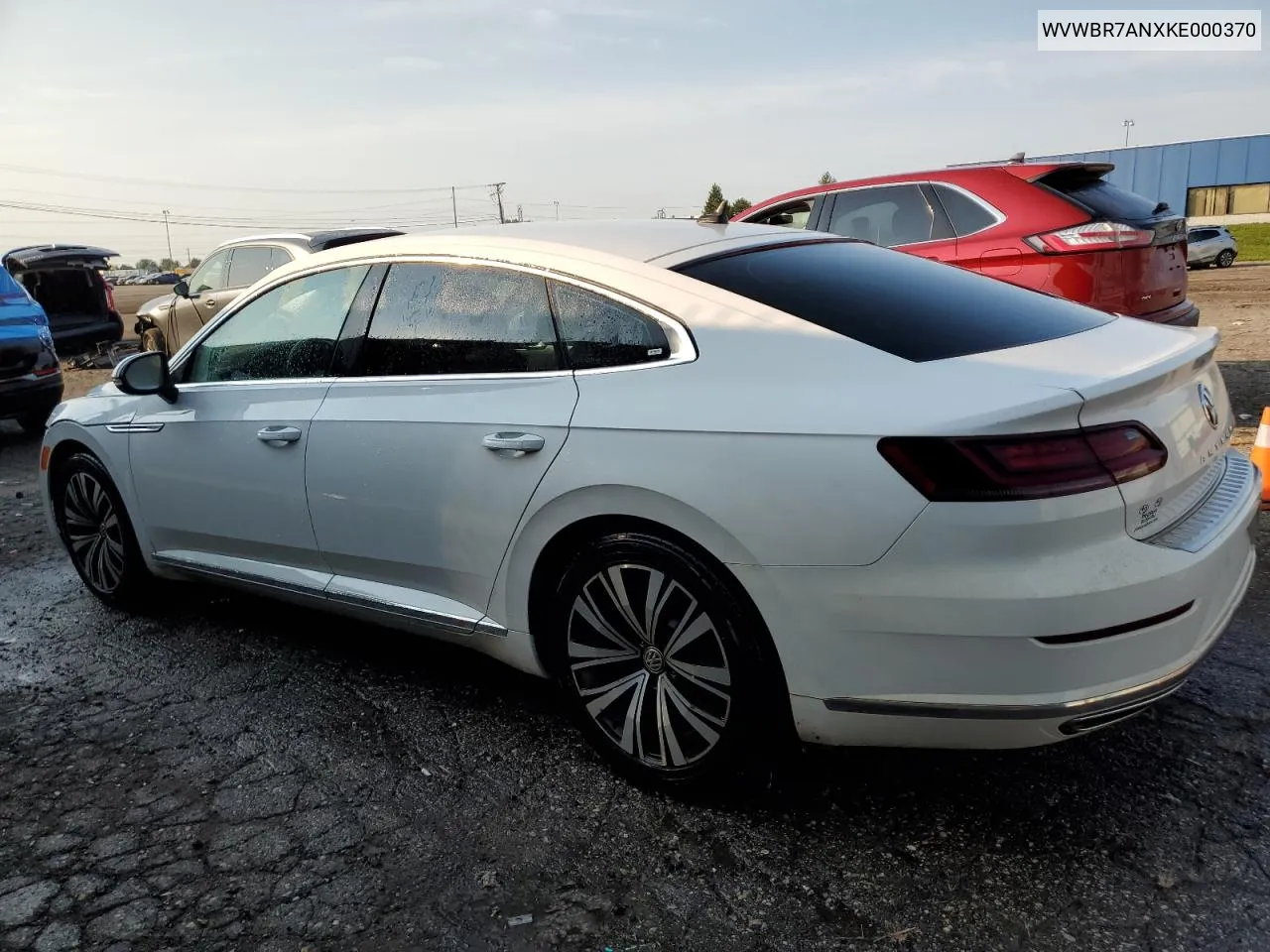 WVWBR7ANXKE000370 2019 Volkswagen Arteon Se