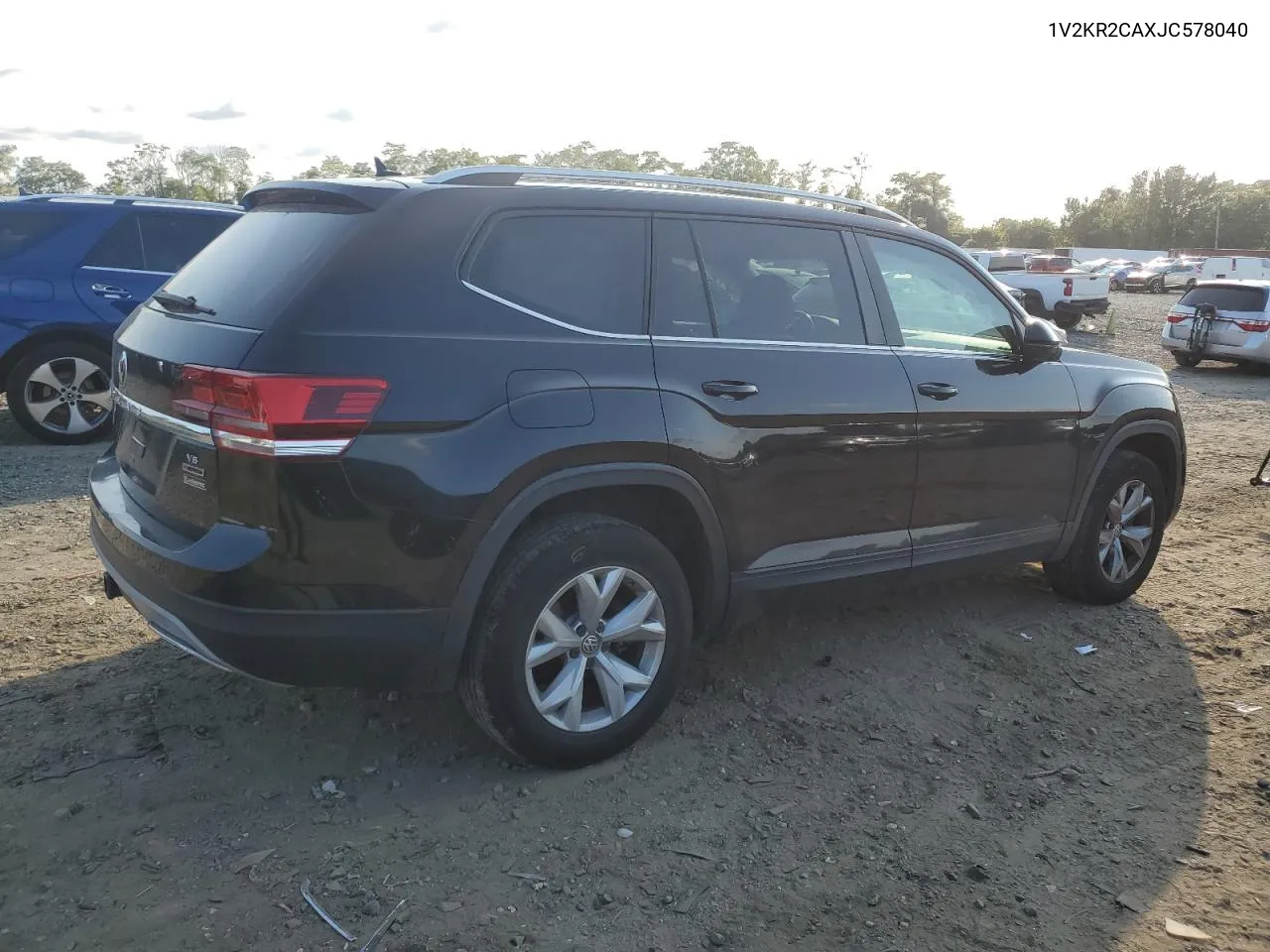 2018 Volkswagen Atlas Se VIN: 1V2KR2CAXJC578040 Lot: 70376614