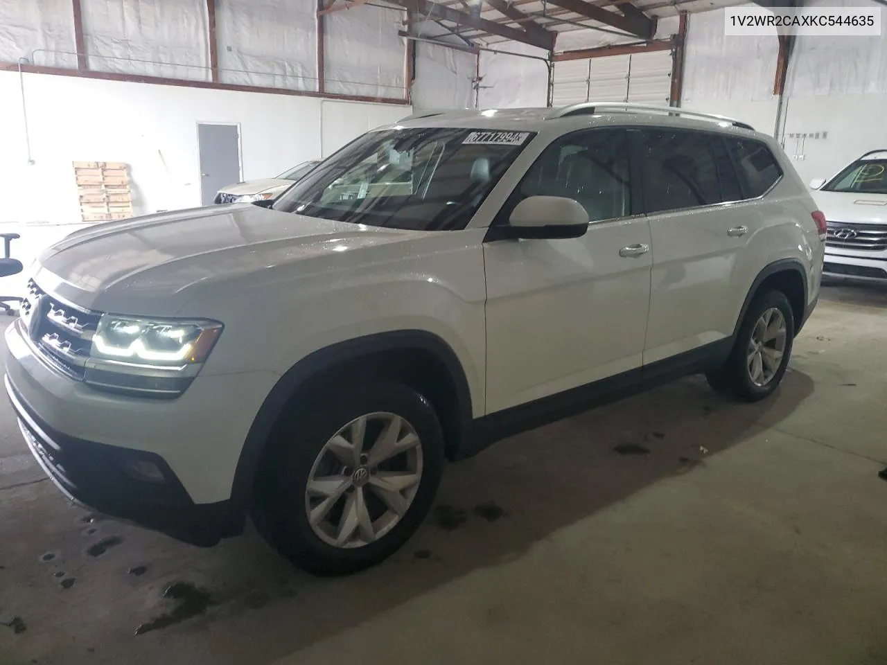 2019 Volkswagen Atlas Se VIN: 1V2WR2CAXKC544635 Lot: 67717994