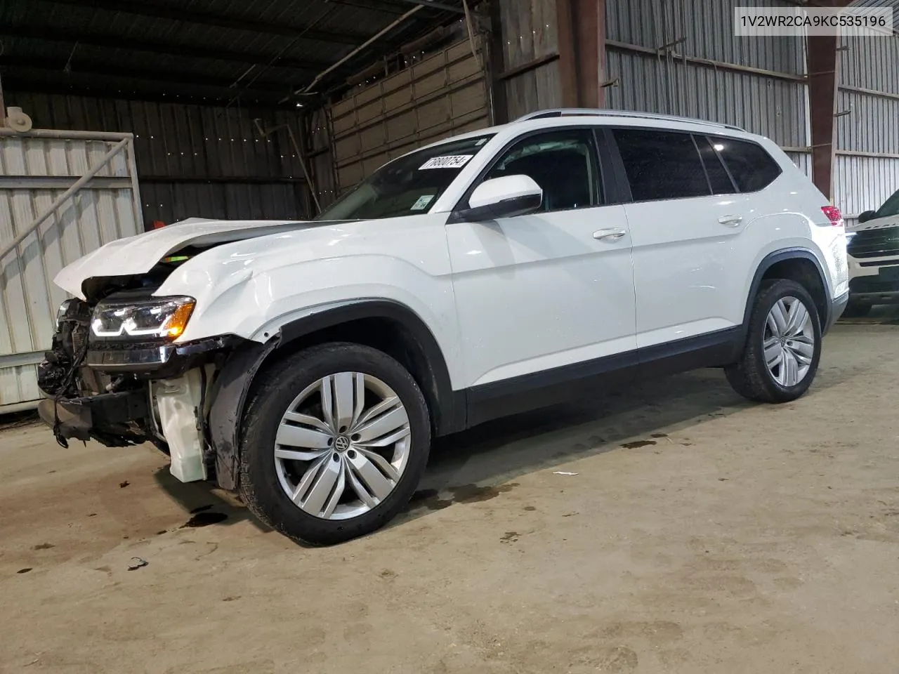 2019 Volkswagen Atlas Se VIN: 1V2WR2CA9KC535196 Lot: 70800754