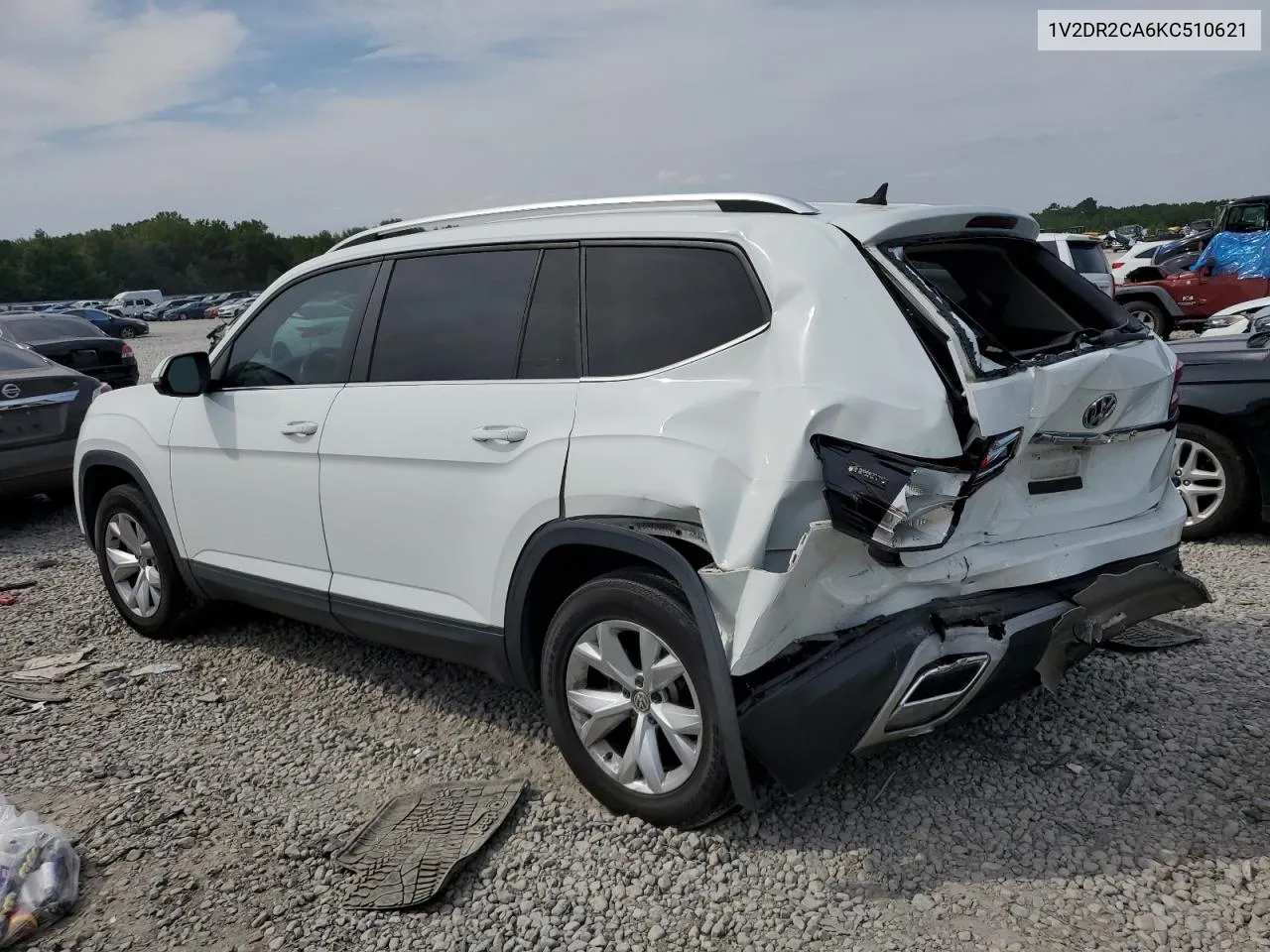 2019 Volkswagen Atlas Se VIN: 1V2DR2CA6KC510621 Lot: 71314174