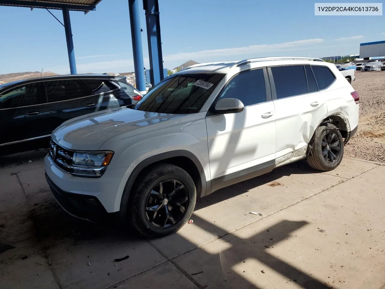 2019 Volkswagen Atlas Se VIN: 1V2DP2CA4KC613736 Lot: 72559784