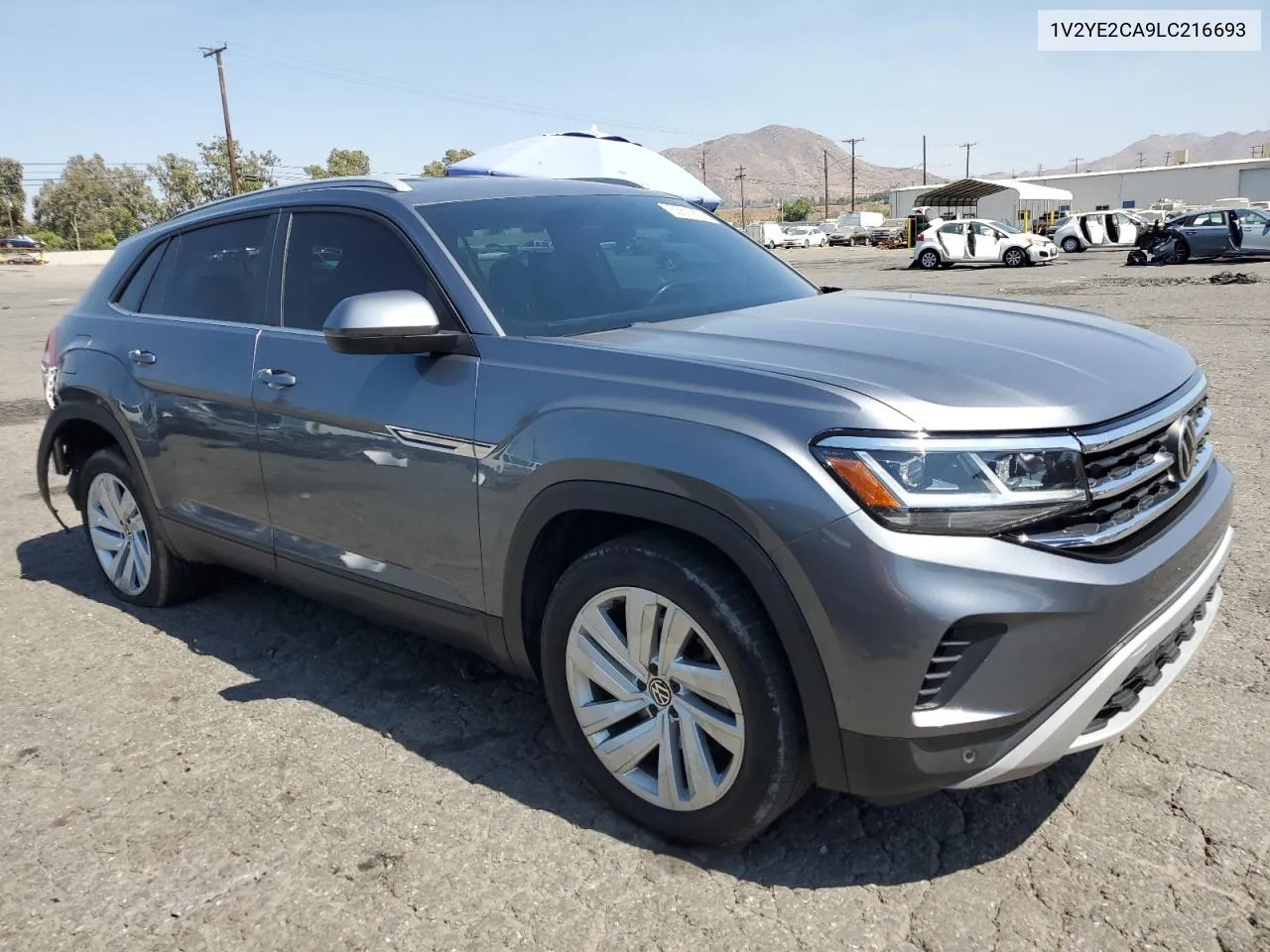 2020 Volkswagen Atlas Cross Sport Se VIN: 1V2YE2CA9LC216693 Lot: 65613824