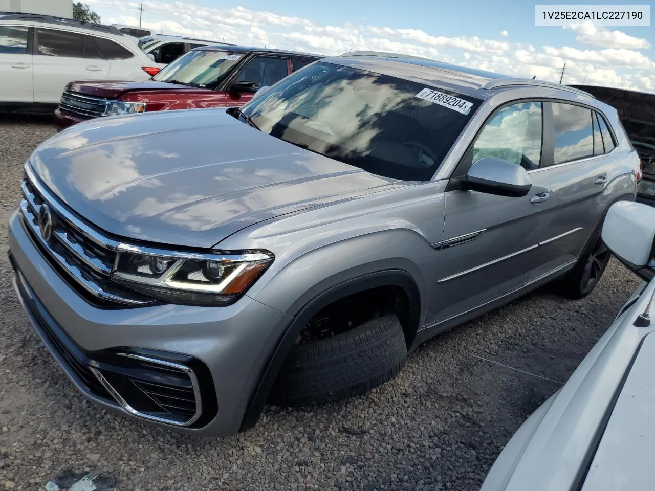 2020 Volkswagen Atlas Cross Sport Se VIN: 1V25E2CA1LC227190 Lot: 71889204