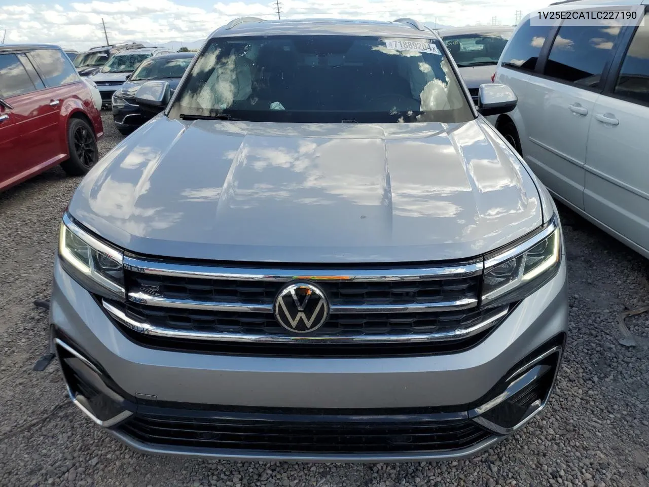 2020 Volkswagen Atlas Cross Sport Se VIN: 1V25E2CA1LC227190 Lot: 71889204