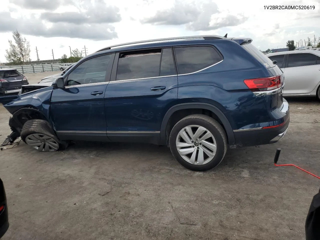 2021 Volkswagen Atlas Sel VIN: 1V2BR2CA0MC520619 Lot: 71703464