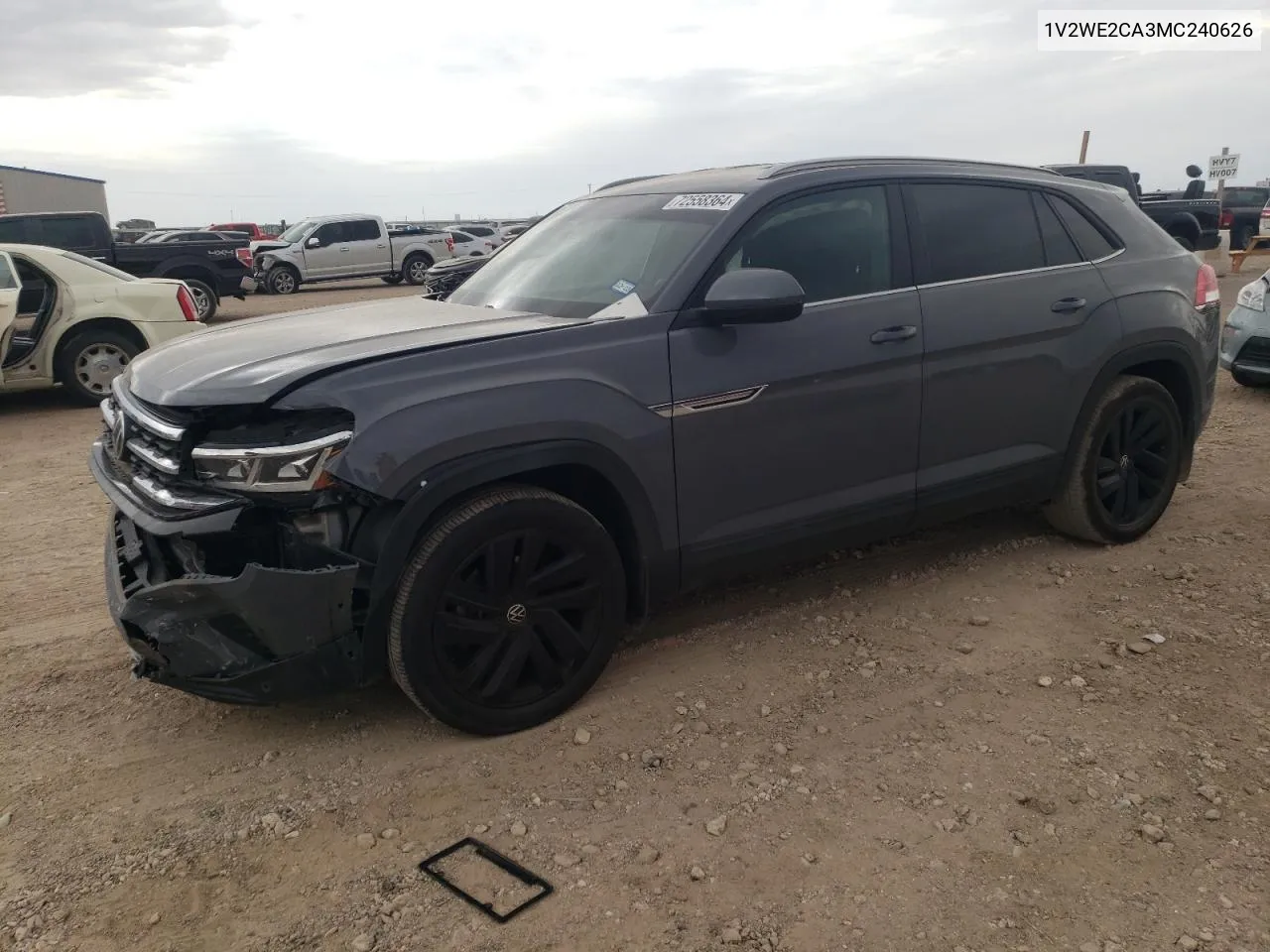 1V2WE2CA3MC240626 2021 Volkswagen Atlas Cross Sport Se