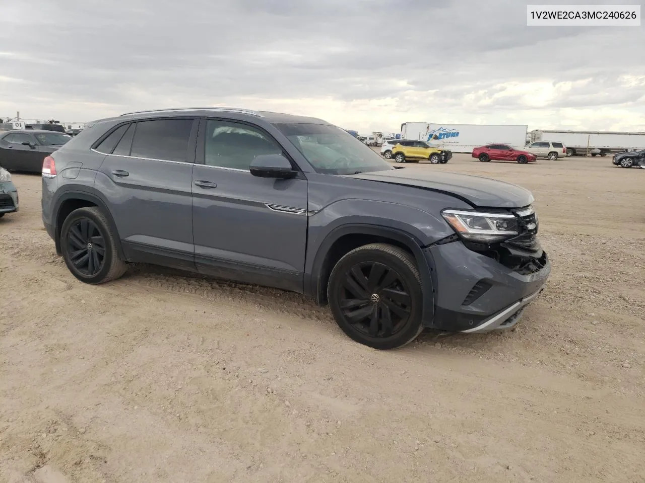 2021 Volkswagen Atlas Cross Sport Se VIN: 1V2WE2CA3MC240626 Lot: 72558364