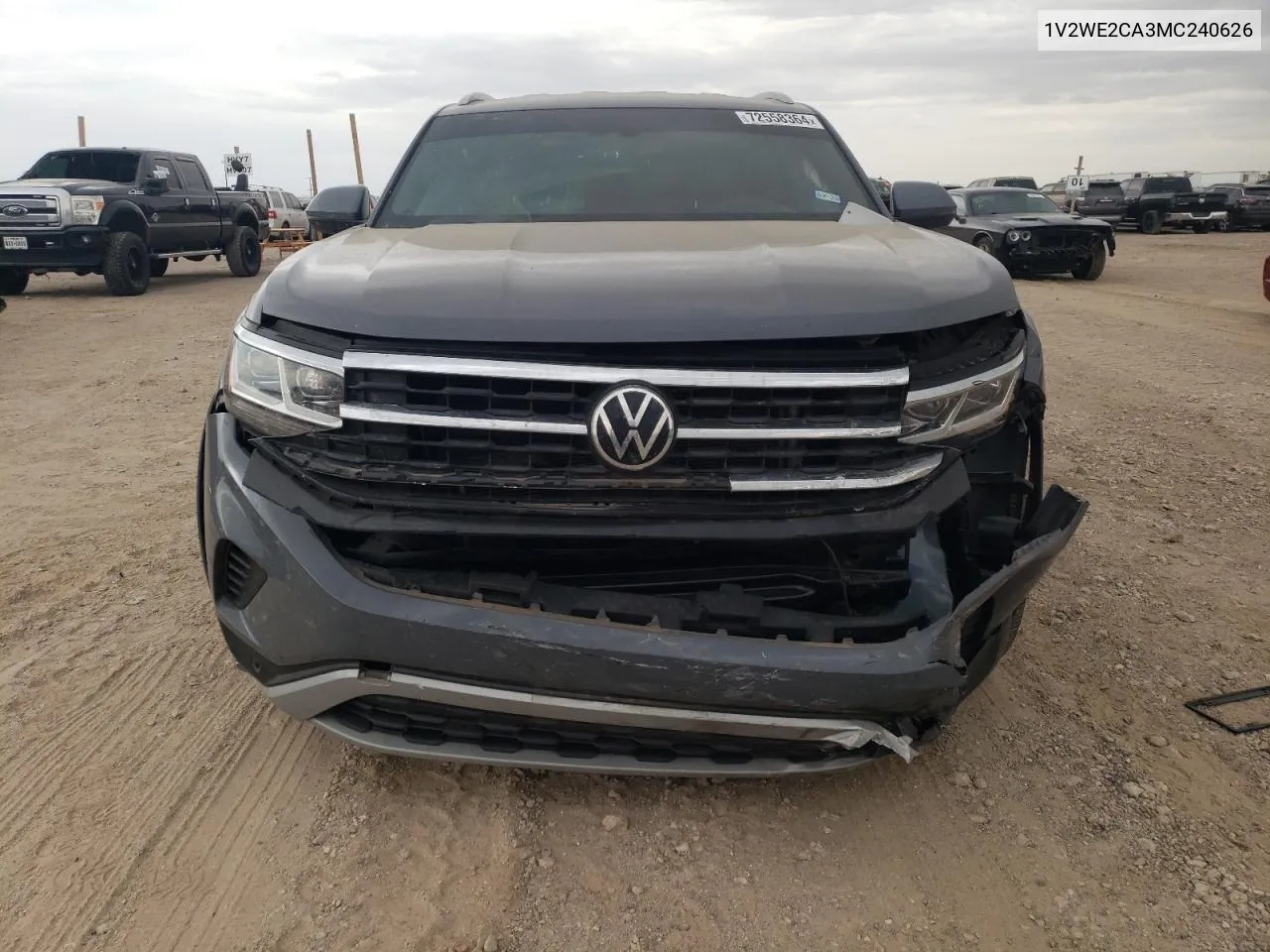 2021 Volkswagen Atlas Cross Sport Se VIN: 1V2WE2CA3MC240626 Lot: 72558364