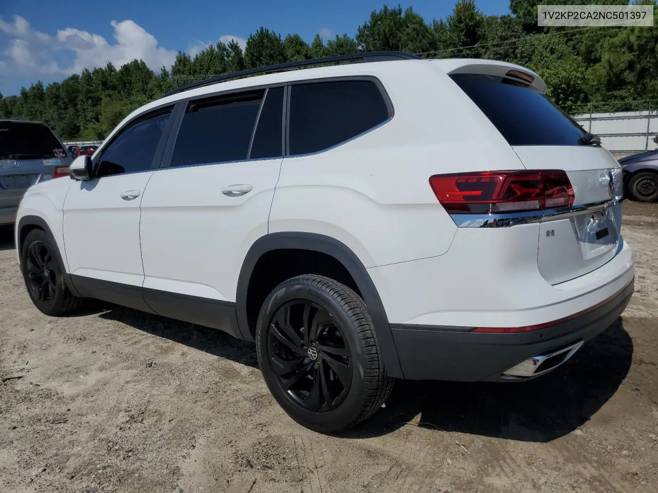 2022 Volkswagen Atlas Se VIN: 1V2KP2CA2NC501397 Lot: 71931794