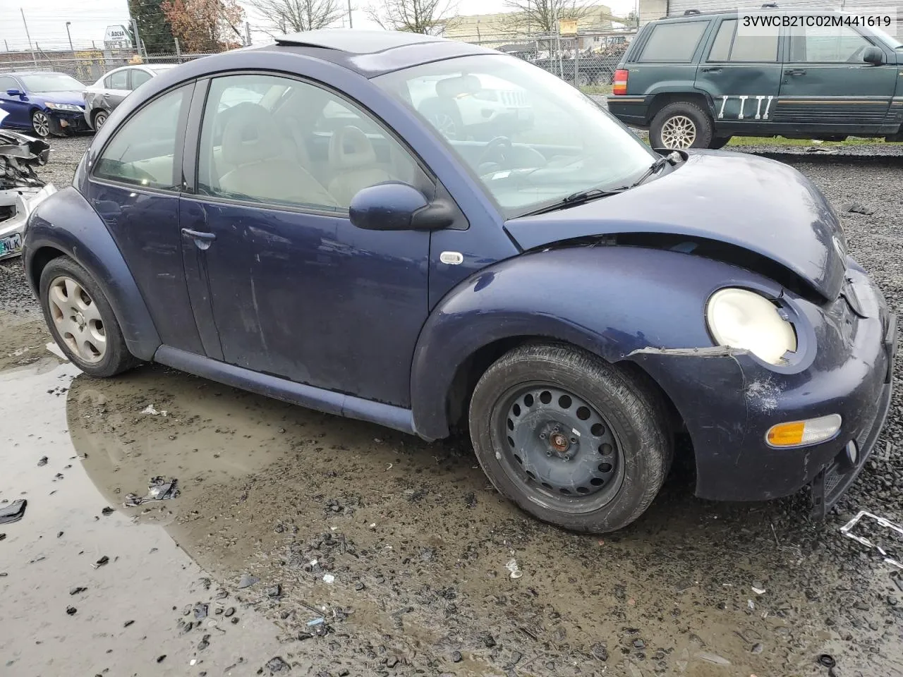 3VWCB21C02M441619 2002 Volkswagen New Beetle Gls