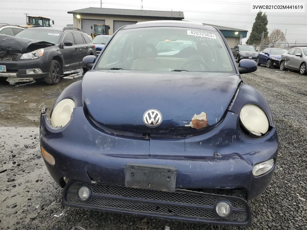 3VWCB21C02M441619 2002 Volkswagen New Beetle Gls