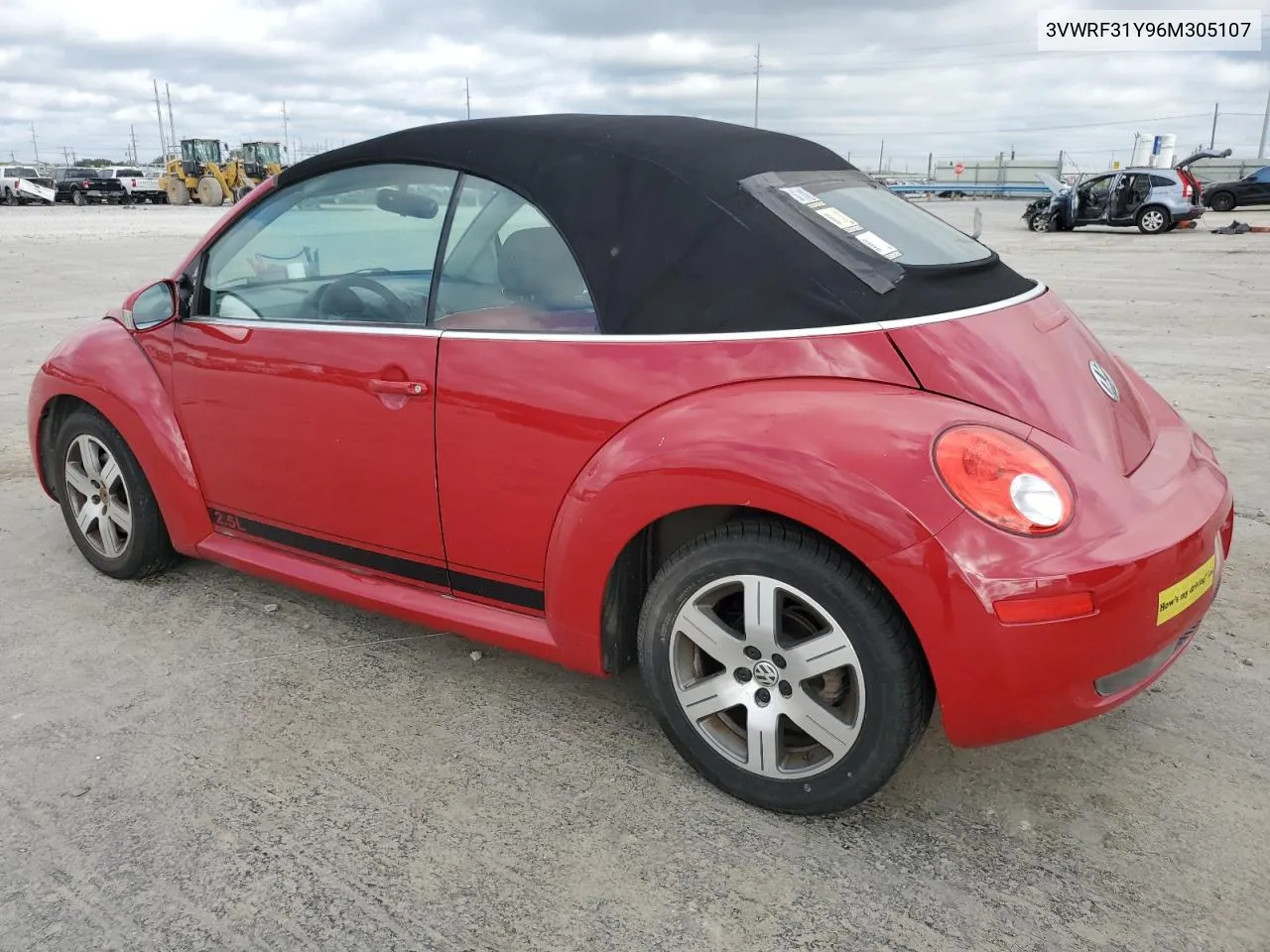 2006 Volkswagen New Beetle Convertible Option Package 1 VIN: 3VWRF31Y96M305107 Lot: 71655994