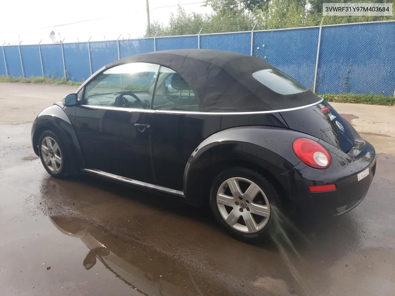 2007 Volkswagen New Beetle Convertible Option Package 1 VIN: 3VWRF31Y97M403684 Lot: 71852524