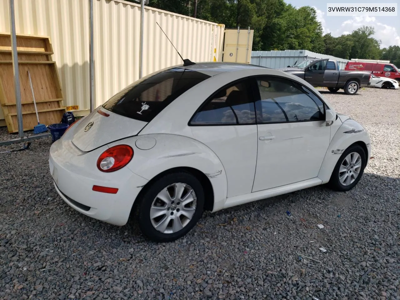 2009 Volkswagen New Beetle S VIN: 3VWRW31C79M514368 Lot: 58704874