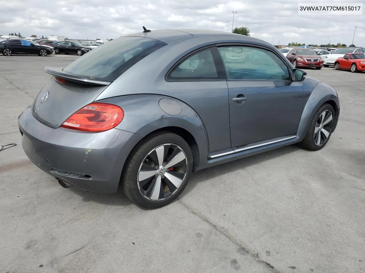 2012 Volkswagen Beetle Turbo VIN: 3VWVA7AT7CM615017 Lot: 71890004