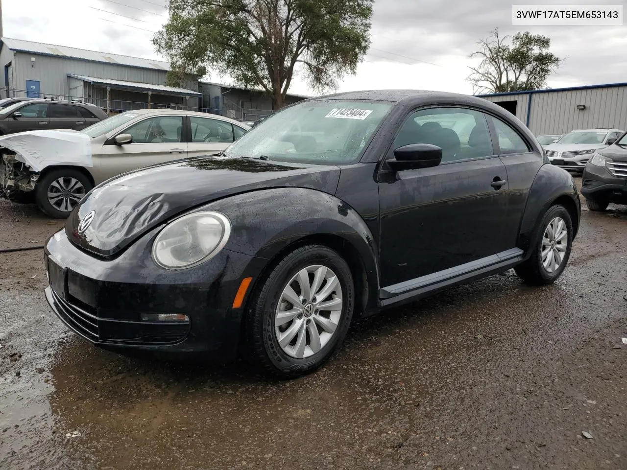 2014 Volkswagen Beetle VIN: 3VWF17AT5EM653143 Lot: 71423404