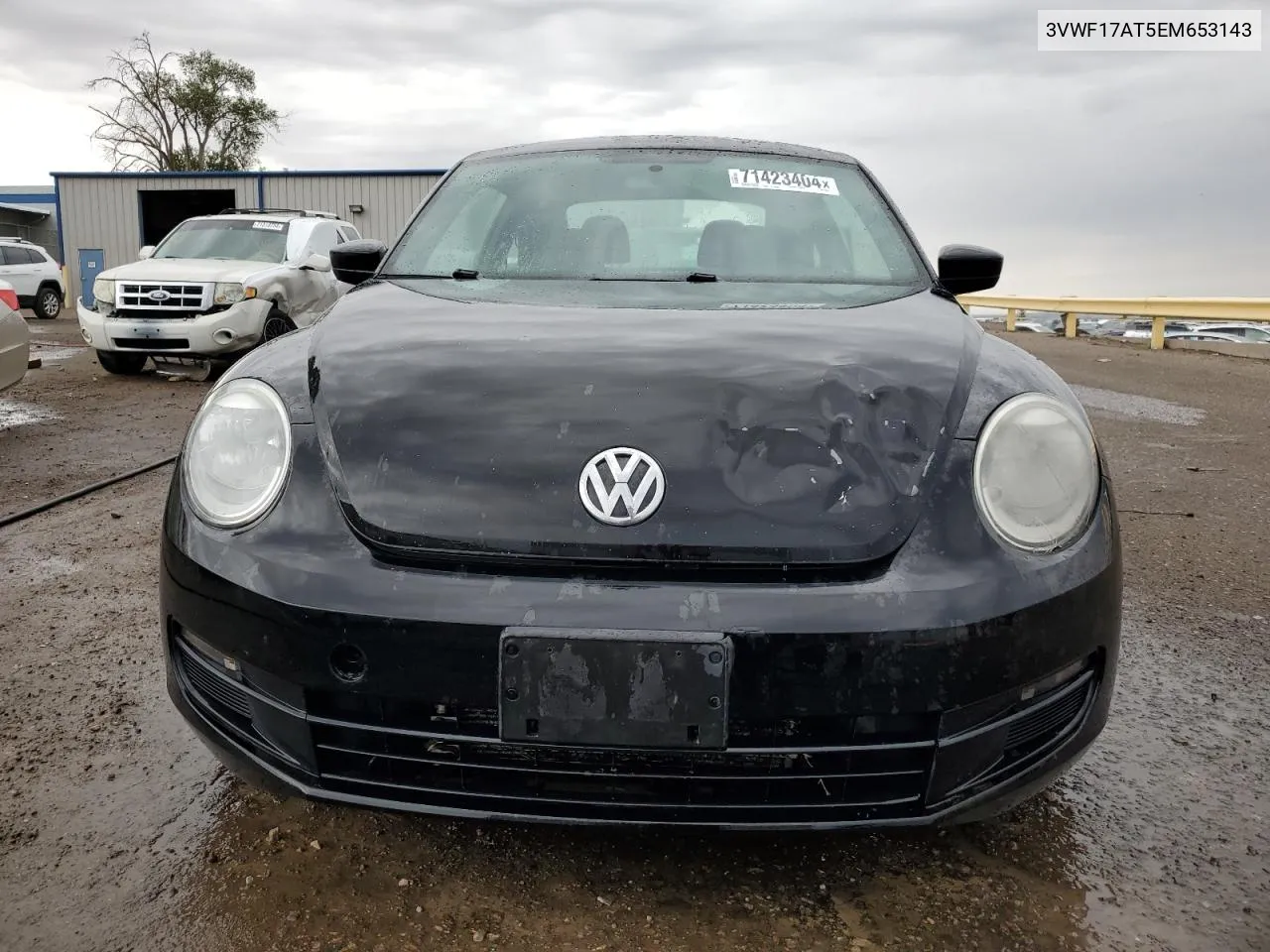 2014 Volkswagen Beetle VIN: 3VWF17AT5EM653143 Lot: 71423404