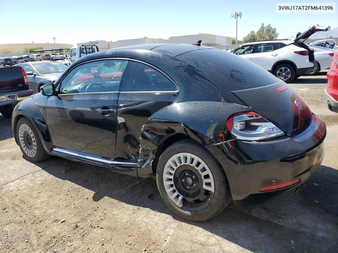 2015 Volkswagen Beetle 1.8T VIN: 3VWJ17AT2FM641396 Lot: 72210254