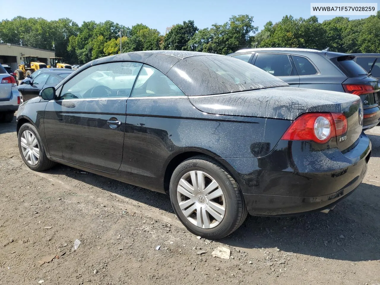 WVWBA71F57V028259 2007 Volkswagen Eos 2.0T