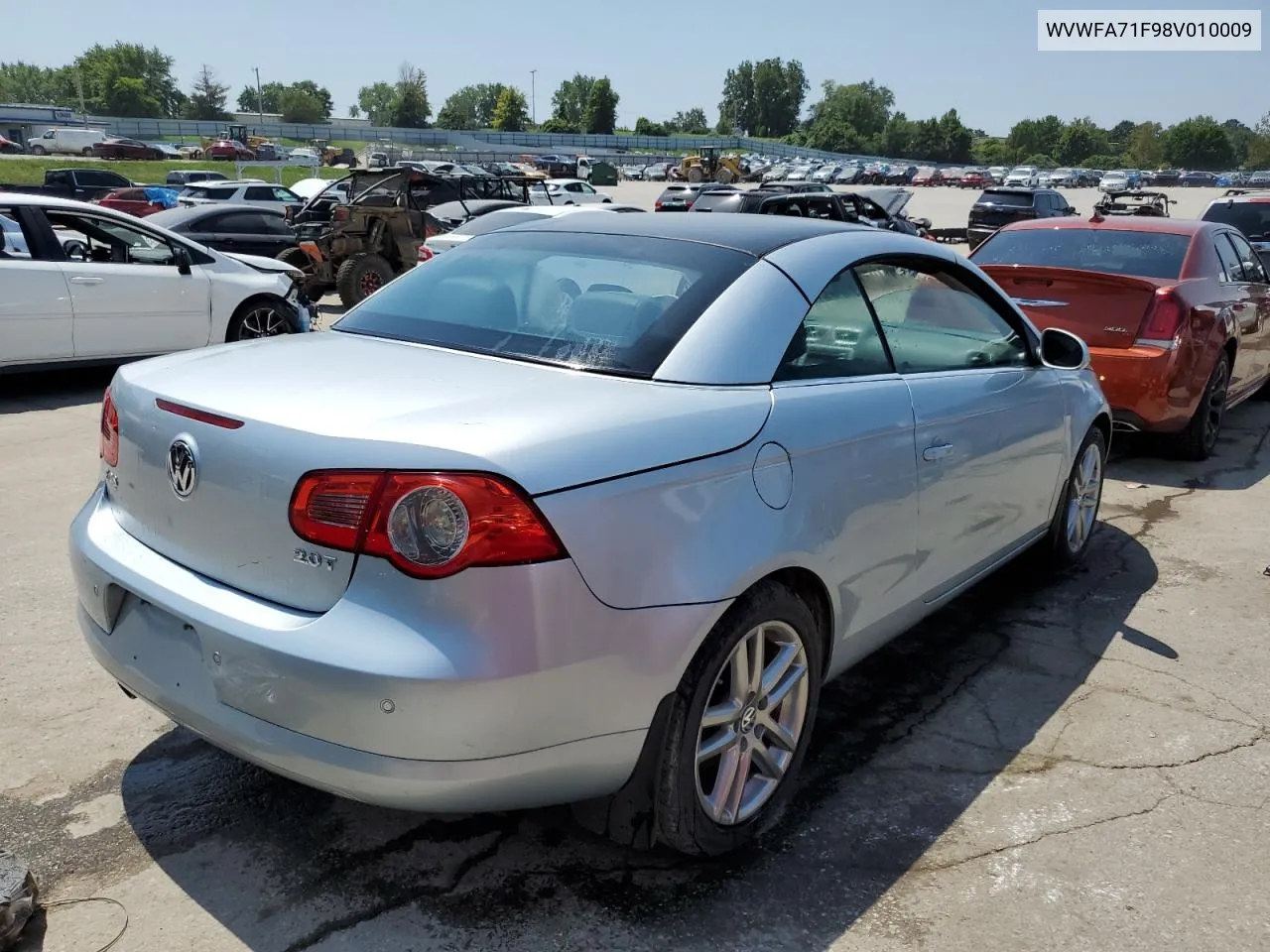 2008 Volkswagen Eos Lux VIN: WVWFA71F98V010009 Lot: 66040504