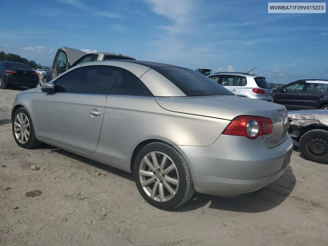 2009 Volkswagen Eos Turbo VIN: WVWBA71F39V015223 Lot: 68159374