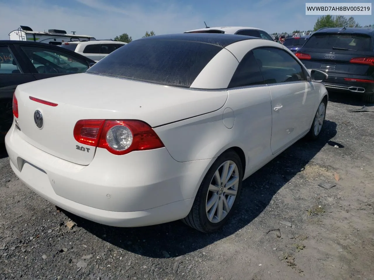 2011 Volkswagen Eos Komfort VIN: WVWBD7AH8BV005219 Lot: 63750874