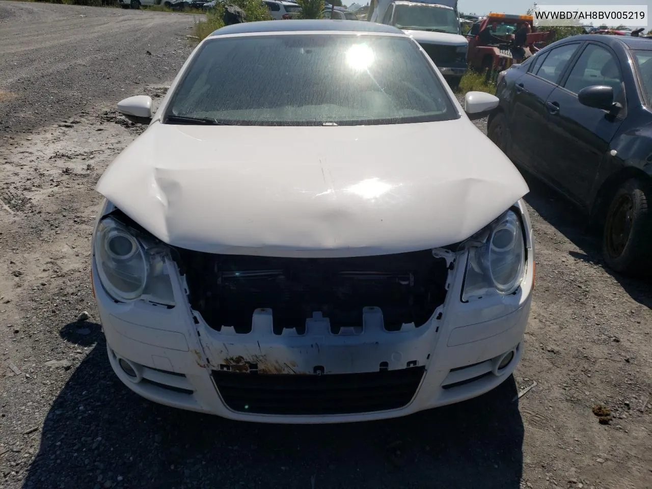 2011 Volkswagen Eos Komfort VIN: WVWBD7AH8BV005219 Lot: 63750874