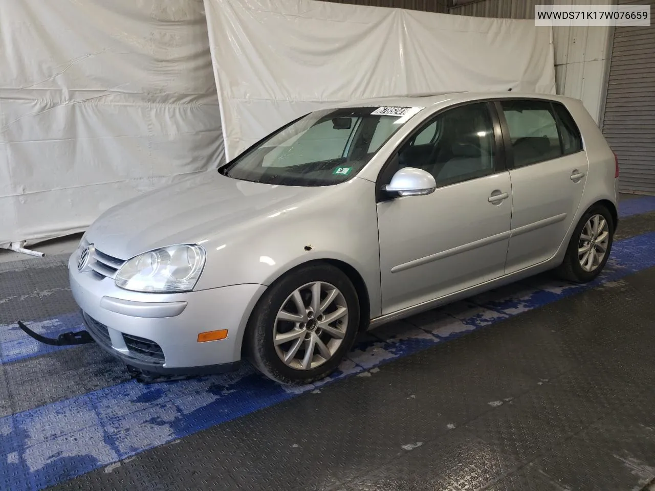 2007 Volkswagen Rabbit VIN: WVWDS71K17W076659 Lot: 67852414