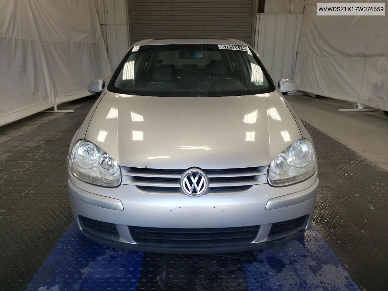 2007 Volkswagen Rabbit VIN: WVWDS71K17W076659 Lot: 67852414