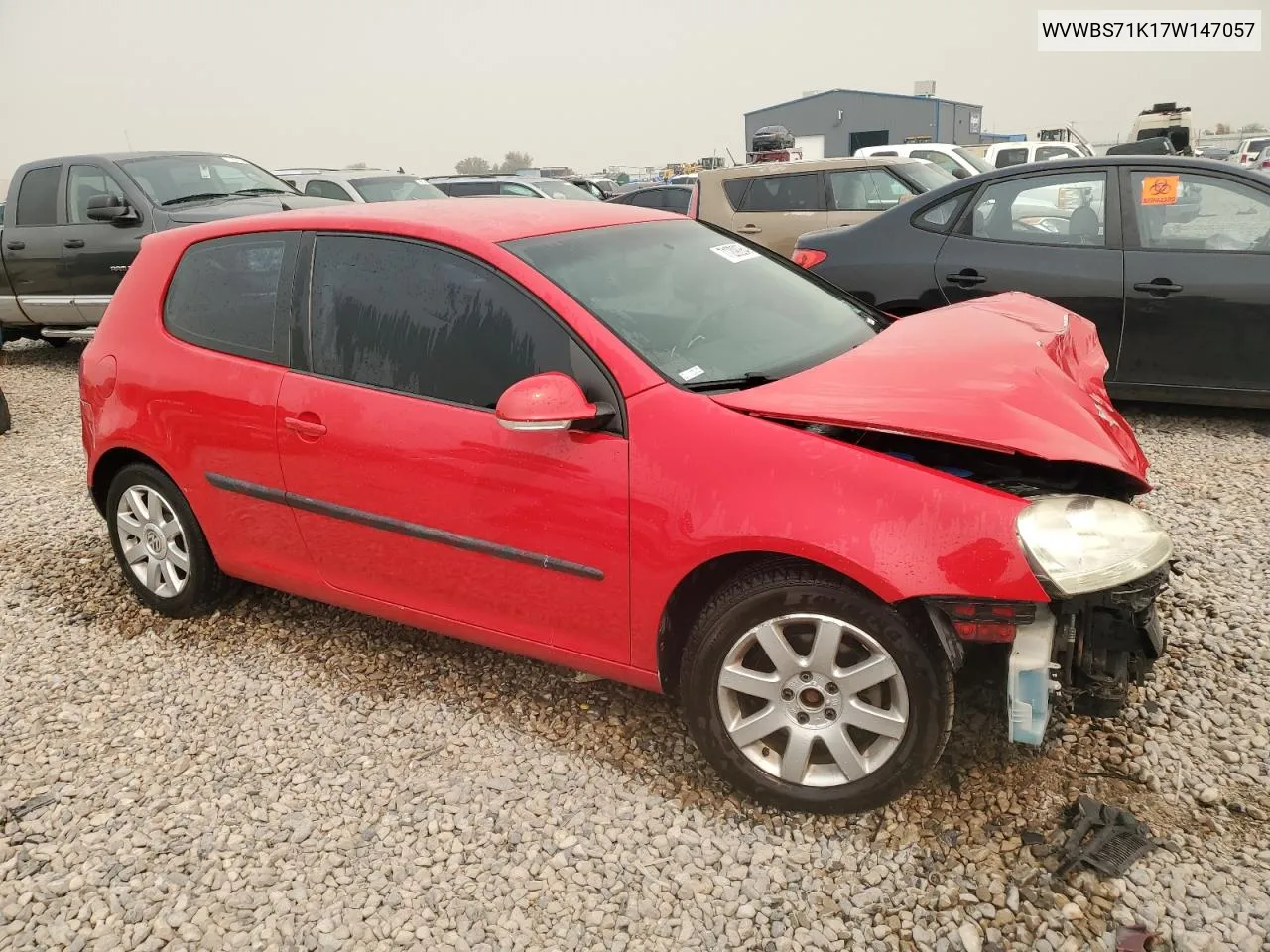 2007 Volkswagen Rabbit VIN: WVWBS71K17W147057 Lot: 71209264