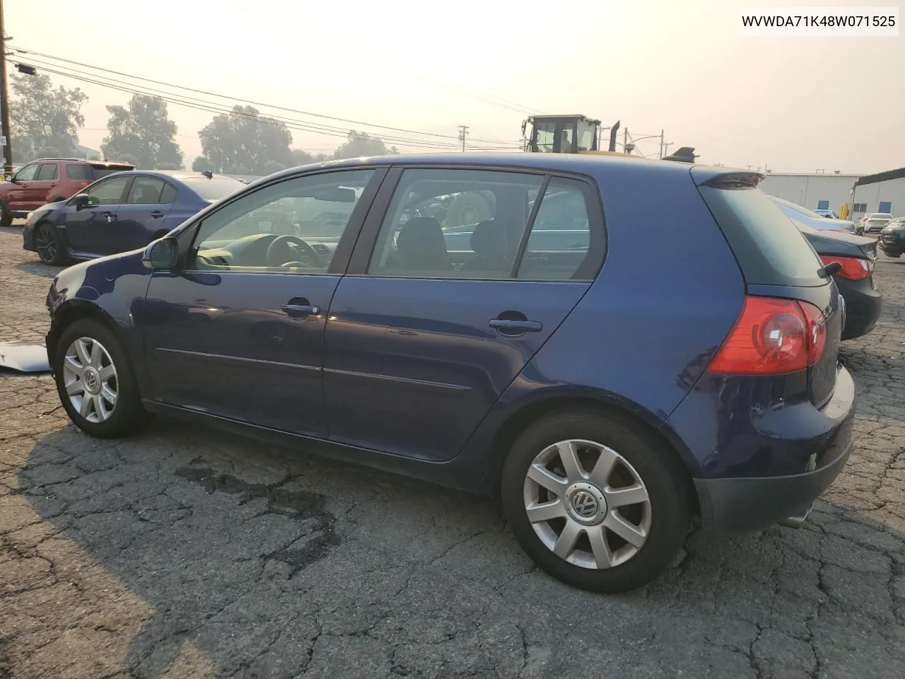 WVWDA71K48W071525 2008 Volkswagen Rabbit