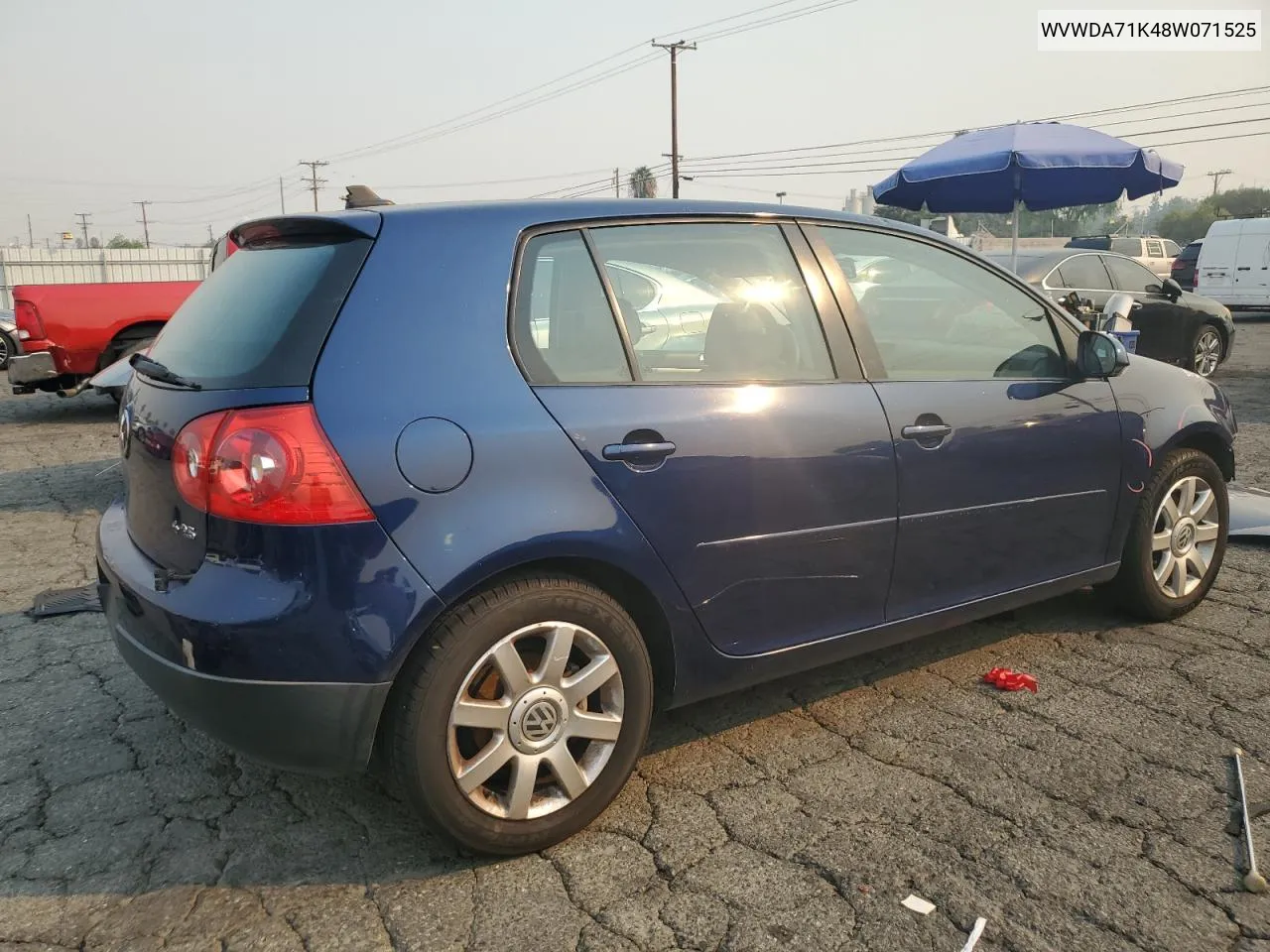 WVWDA71K48W071525 2008 Volkswagen Rabbit