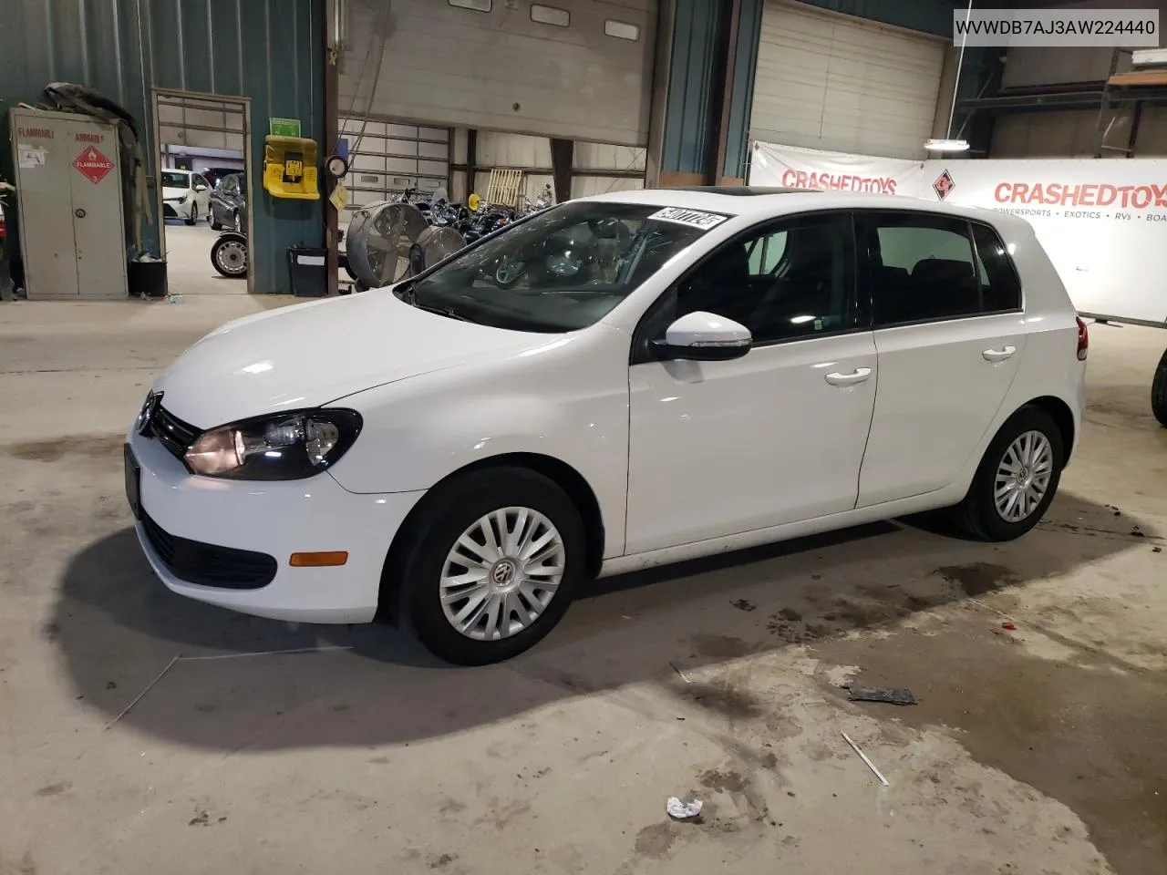 2010 Volkswagen Golf VIN: WVWDB7AJ3AW224440 Lot: 54077724